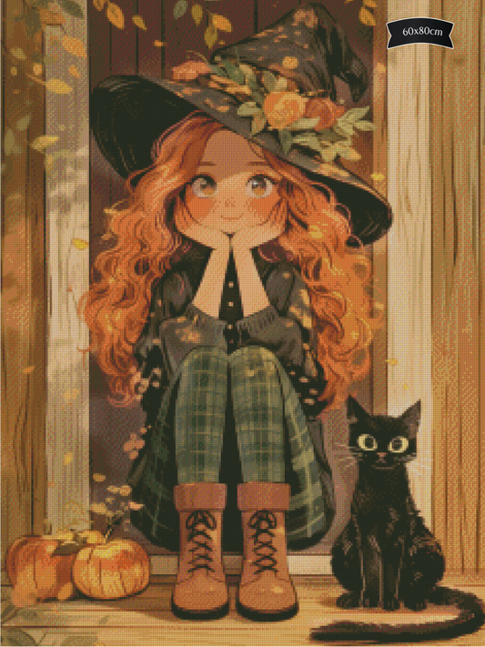 Diamond Painting Hazel von Salzkatze.ai