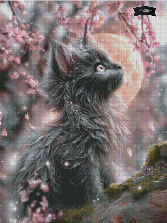 Diamond Painting Hüterin der Kirschschatten von Sandrietta_ai