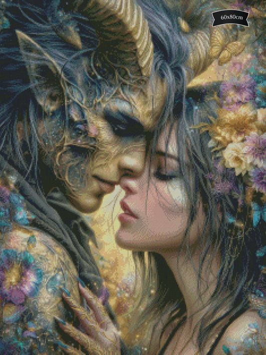 Diamond Painting Zwischen Herzschlag und Magie von Sweet_loco_ai