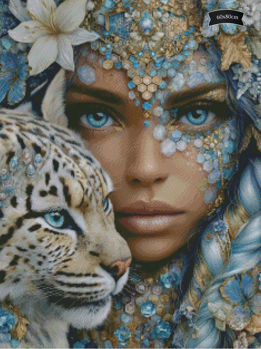 Diamond Painting Ein Atem, zwei Seelen von Sandrietta_ai