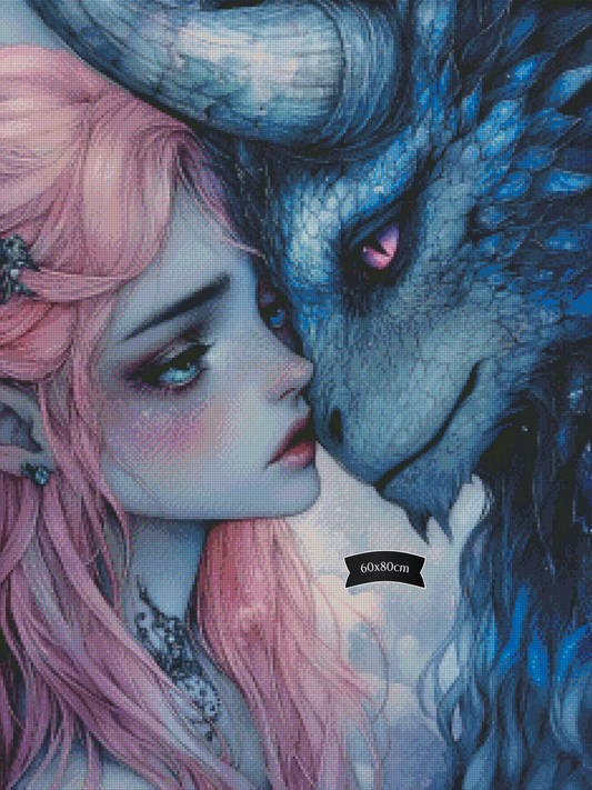 Diamond Painting Vertrauen im Schatten von Trudis_ai_art