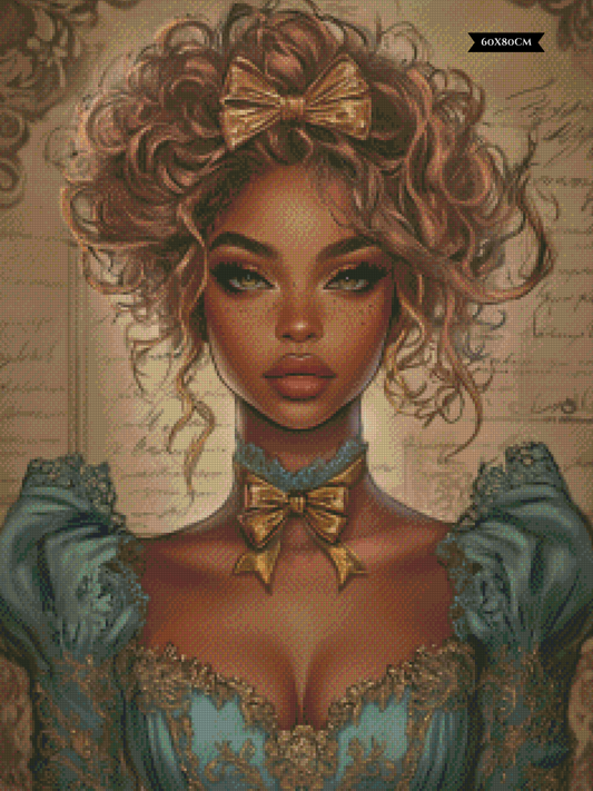 Diamond Painting Goldene Eleganz ©trudis_ai_art