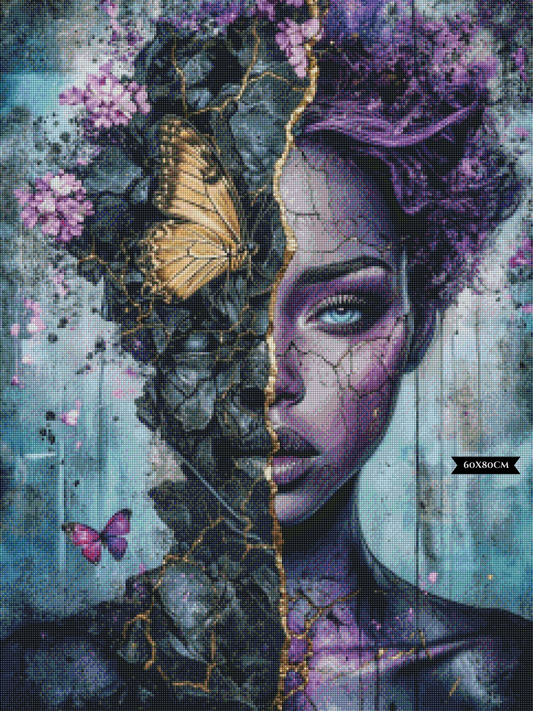 Diamond Painting Eclipsed Metamorphosis ©trudis_ai_art