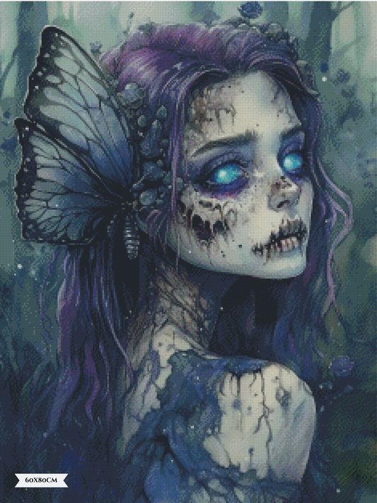 Diamond Painting Die Wächterin der verborgenen Schatten ©trudis_ai_art