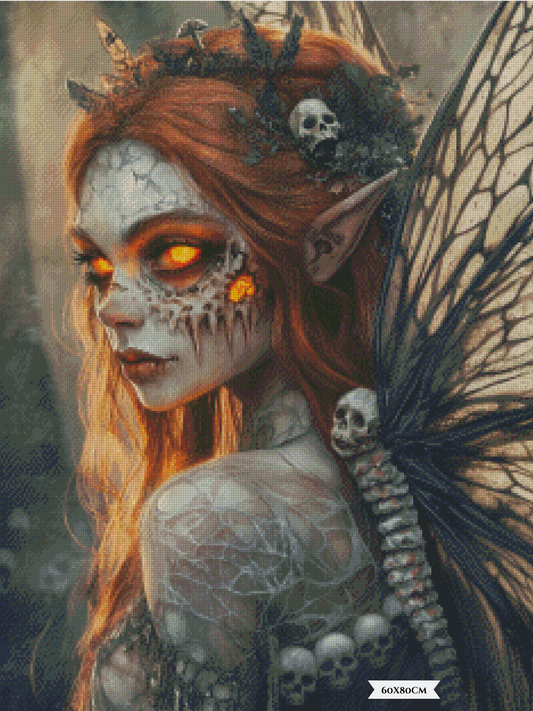 Diamond Painting Vireza, Zahnfee der Verdammten ©trudis_ai_art