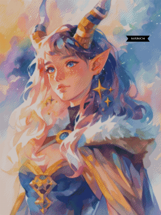 Diamond Painting Crowned In Constellations ©shalajarias