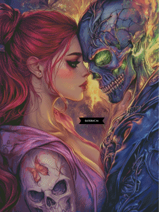 Diamond Painting Infernalische Verbindung ©trudis_ai_art