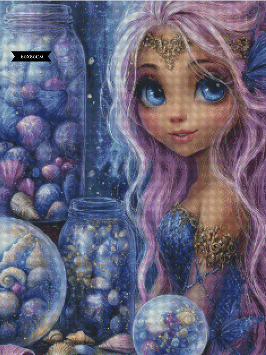 Diamond Painting Licht der blauen Tiefe ©Elly_A.I