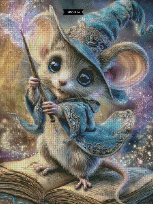 Diamond Painting Wo Funken fliegen und Mäuse zaubern ©Elly_A.I