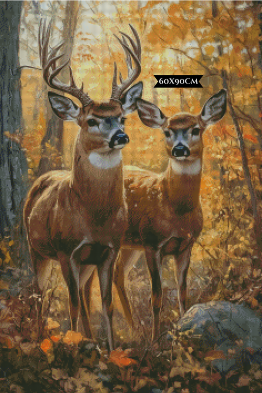 Diamond Painting Among The Trees ©salzkatze.ai