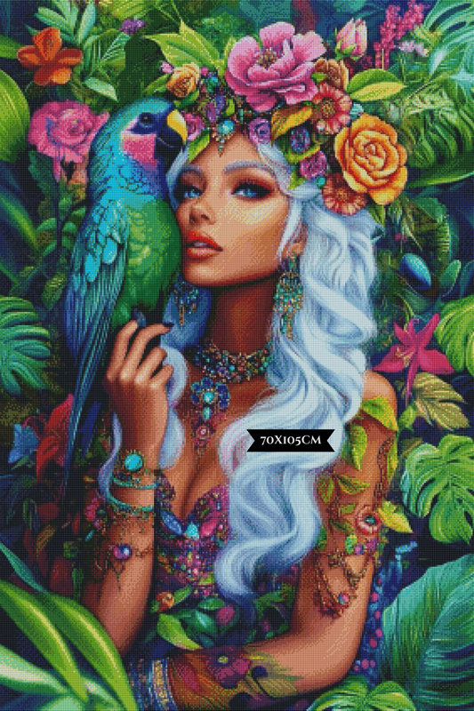 Diamond Painting Aurora der Tropenmagie ©sandrietta_ai