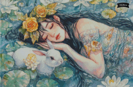 Diamond Painting Im Traum des Wassergartens von Sakura.cherry.ai