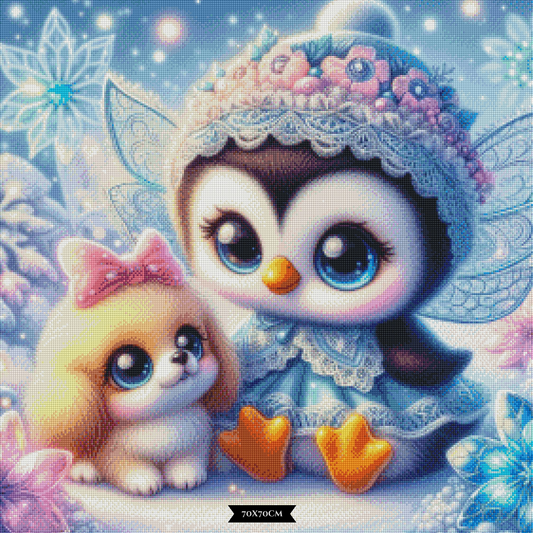 Enchanted Snowmates ©sandrietta_ai
