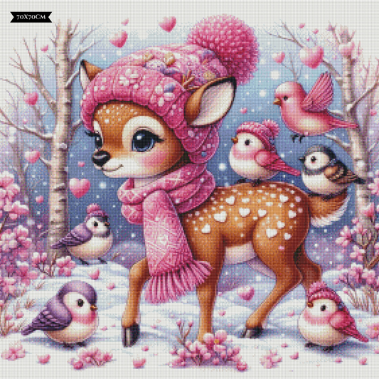 Winter Wonderland Fawn ©sandrietta_ai