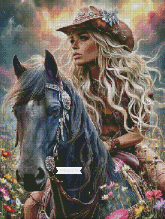 Diamond Painting Wächterin der Wildblumen ©sandrietta_ai