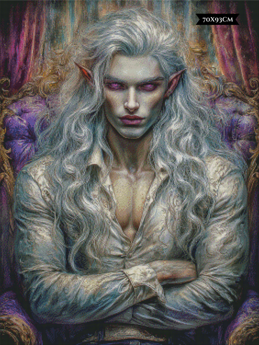 Diamond Painting Arik, der Purpuräugige ©trudis_ai_art