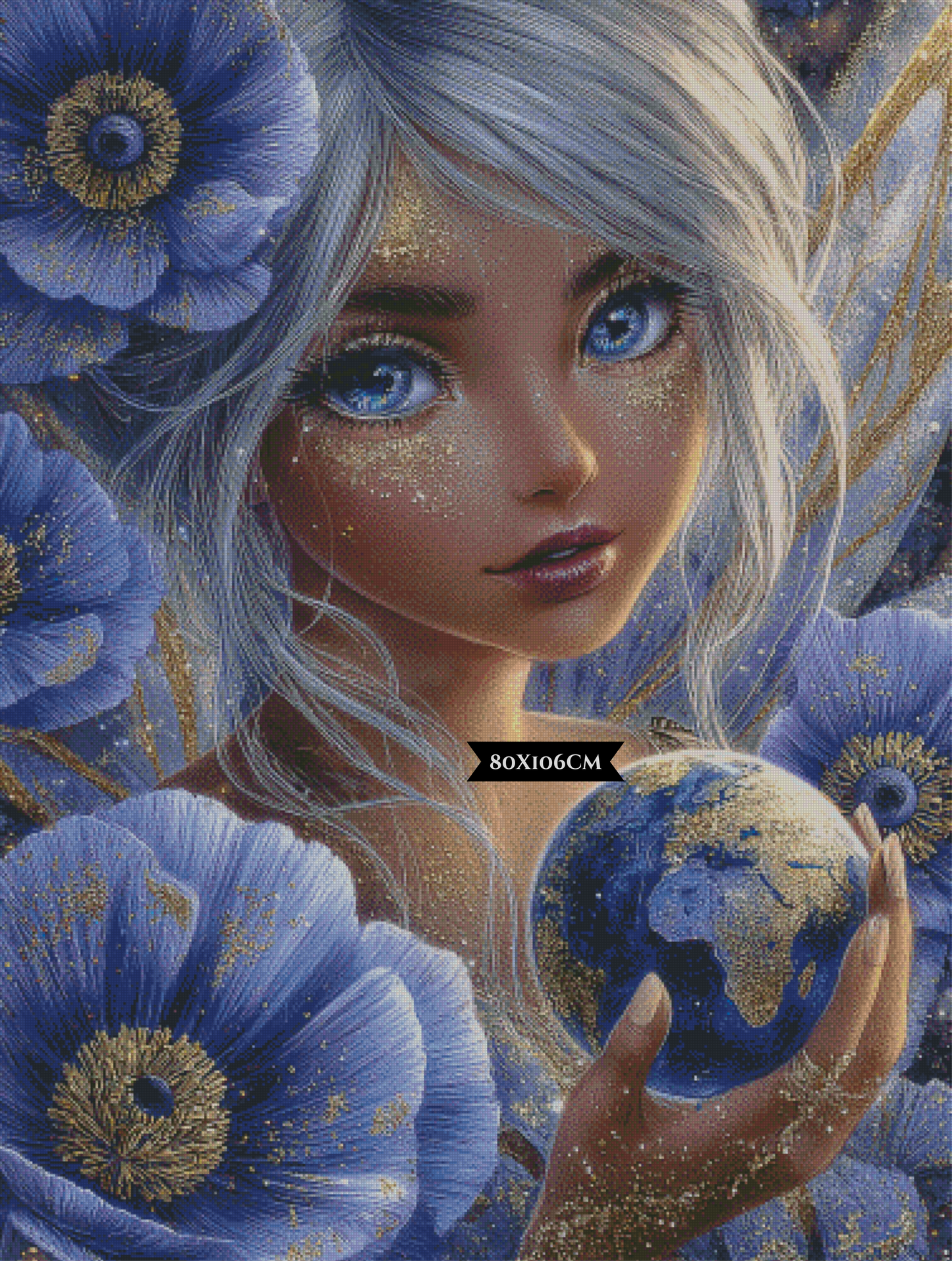 Diamond Painting Die goldene Spore der Schöpfung ©Elly_A.I