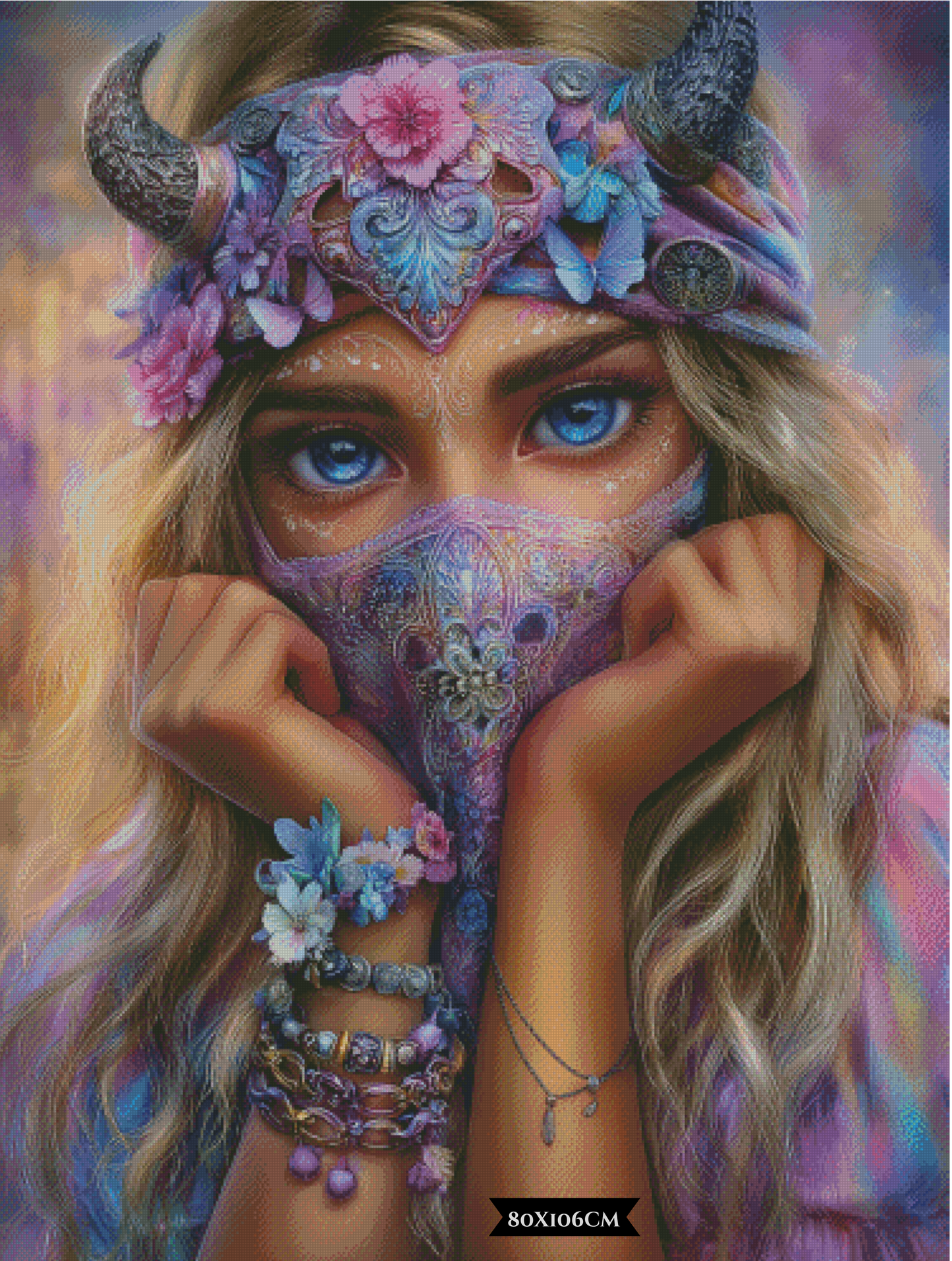 Diamond Painting Die Blume hinter dem Schleier ©Elly_A.I