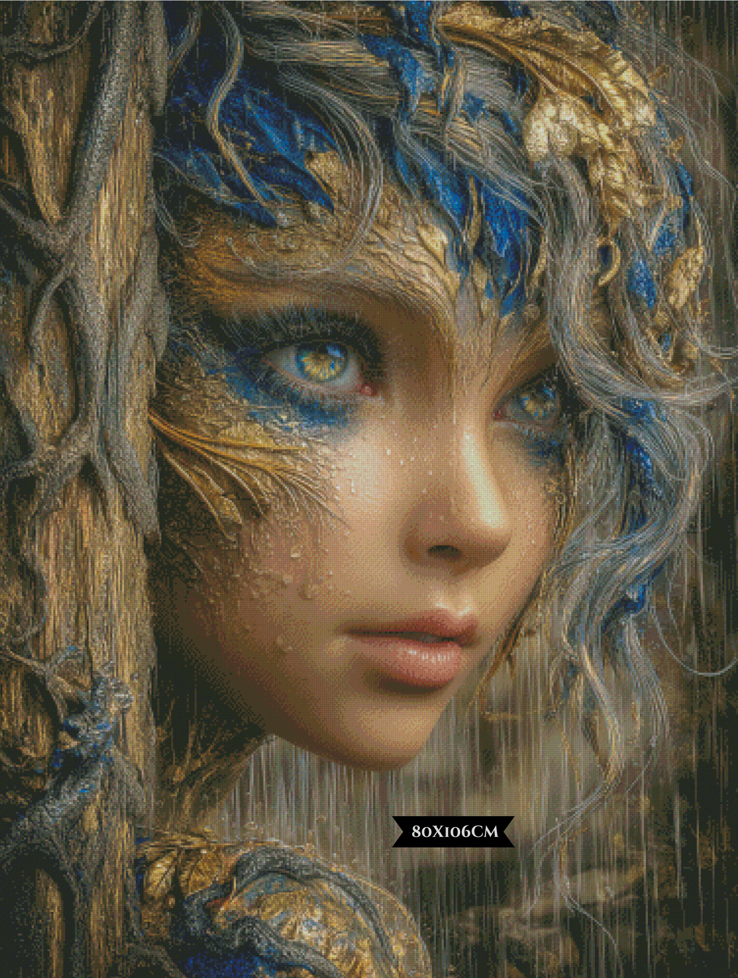 Diamond Painting Aus Rinde geboren ©Elly_A.I