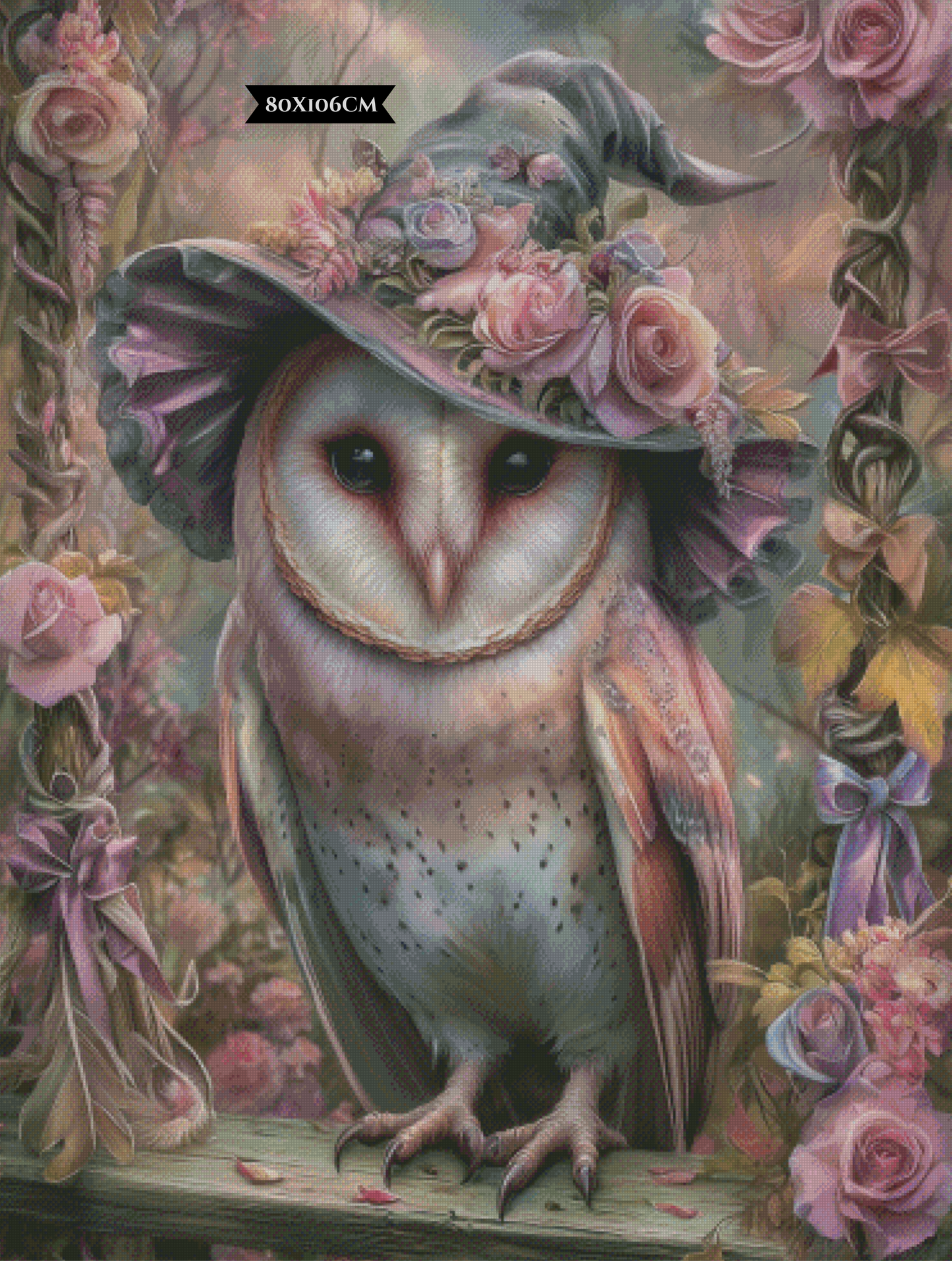 Diamond Painting Die Blumenseherin der stillen Wälder ©trudis_ai_art