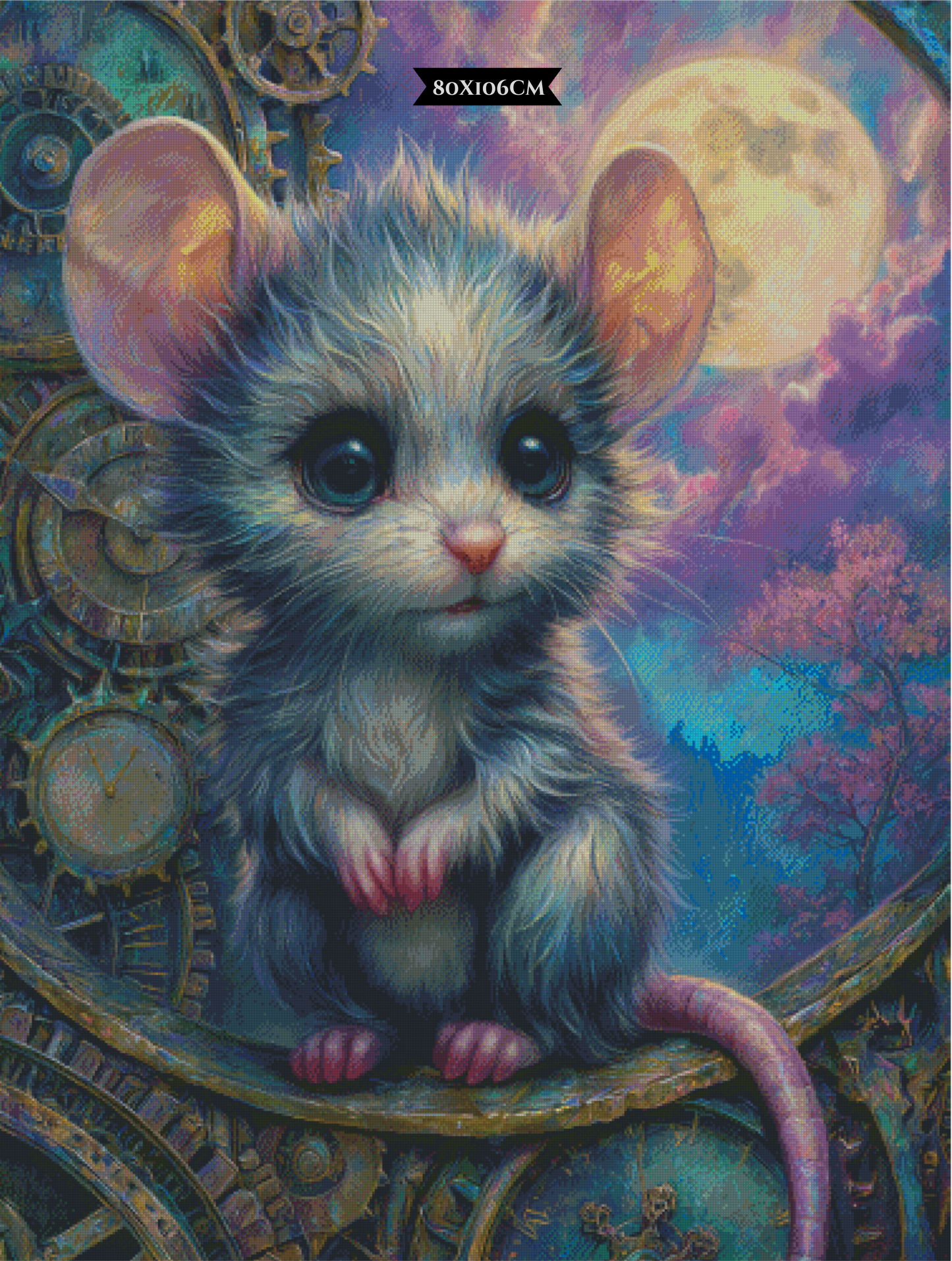 Diamond Painting Hüter der verlorenen Minuten ©trudis_ai_art