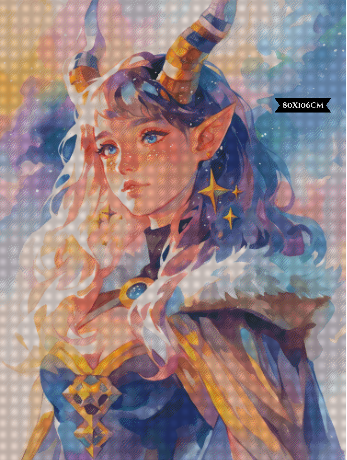 Diamond Painting Crowned In Constellations ©shalajarias