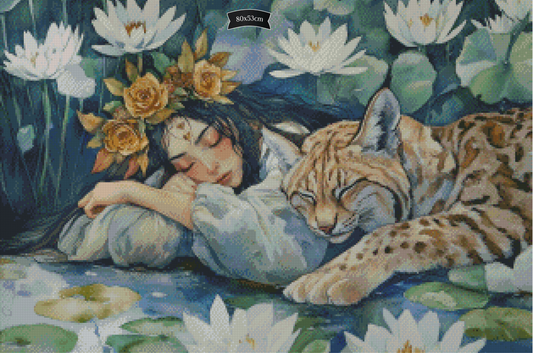 Diamond Painting Der Luchs der Träume von Sakura.cherry.ai