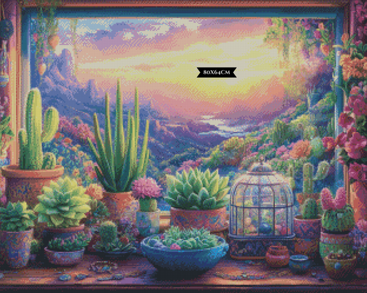 Diamond Painting A Collection Of Prickly Beauties ©salzkatze.ai