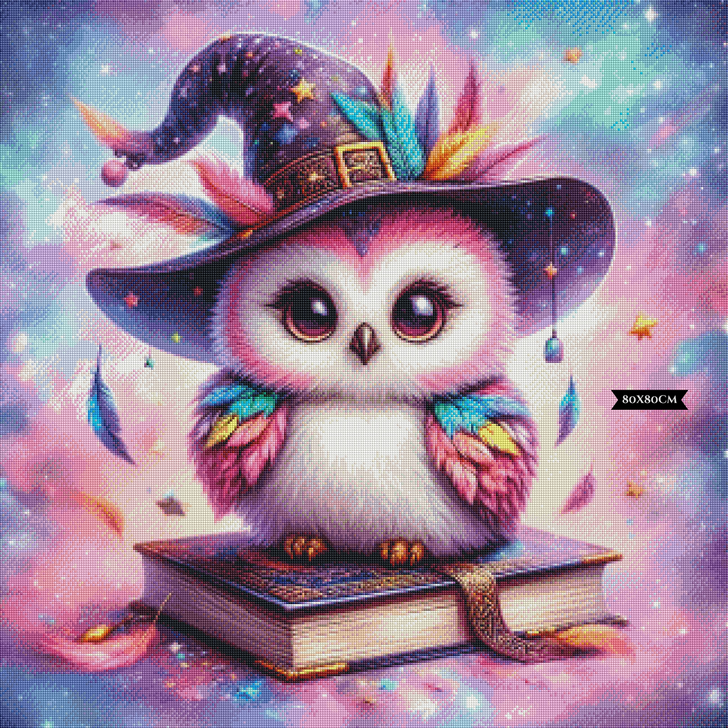 Diamond Painting Witchy Owl ©salzkatze.ai
