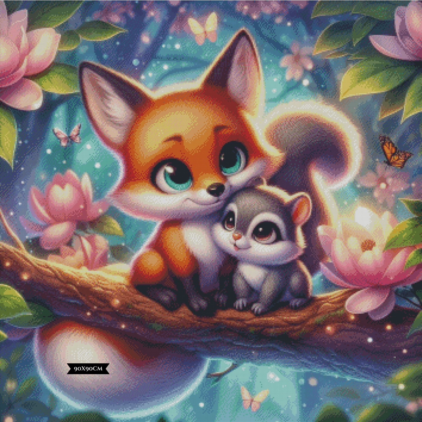 Diamond Painting Magischer Freundschaftsbund ©sandrietta_ai