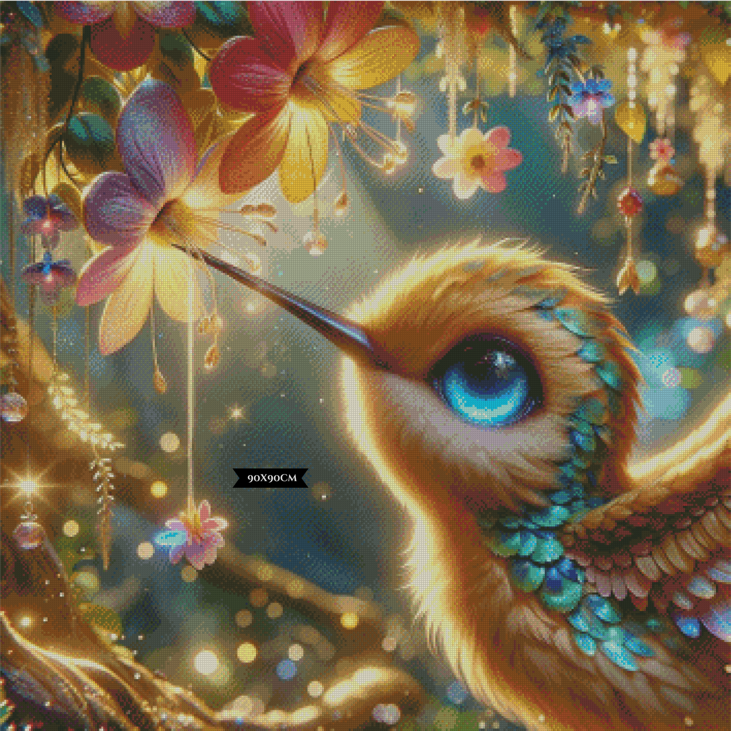 Diamond Painting Lichttänzer des Nektargartens ©Lexxy Ai