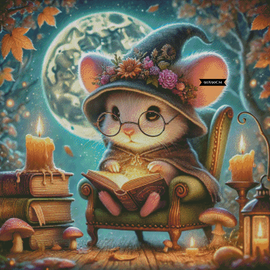 Diamond Painting Mondlesung ©sandrietta_ai