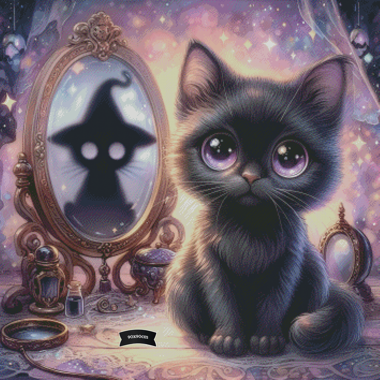 Diamond Painting Spells In The Mirror von MoozyJo.ai