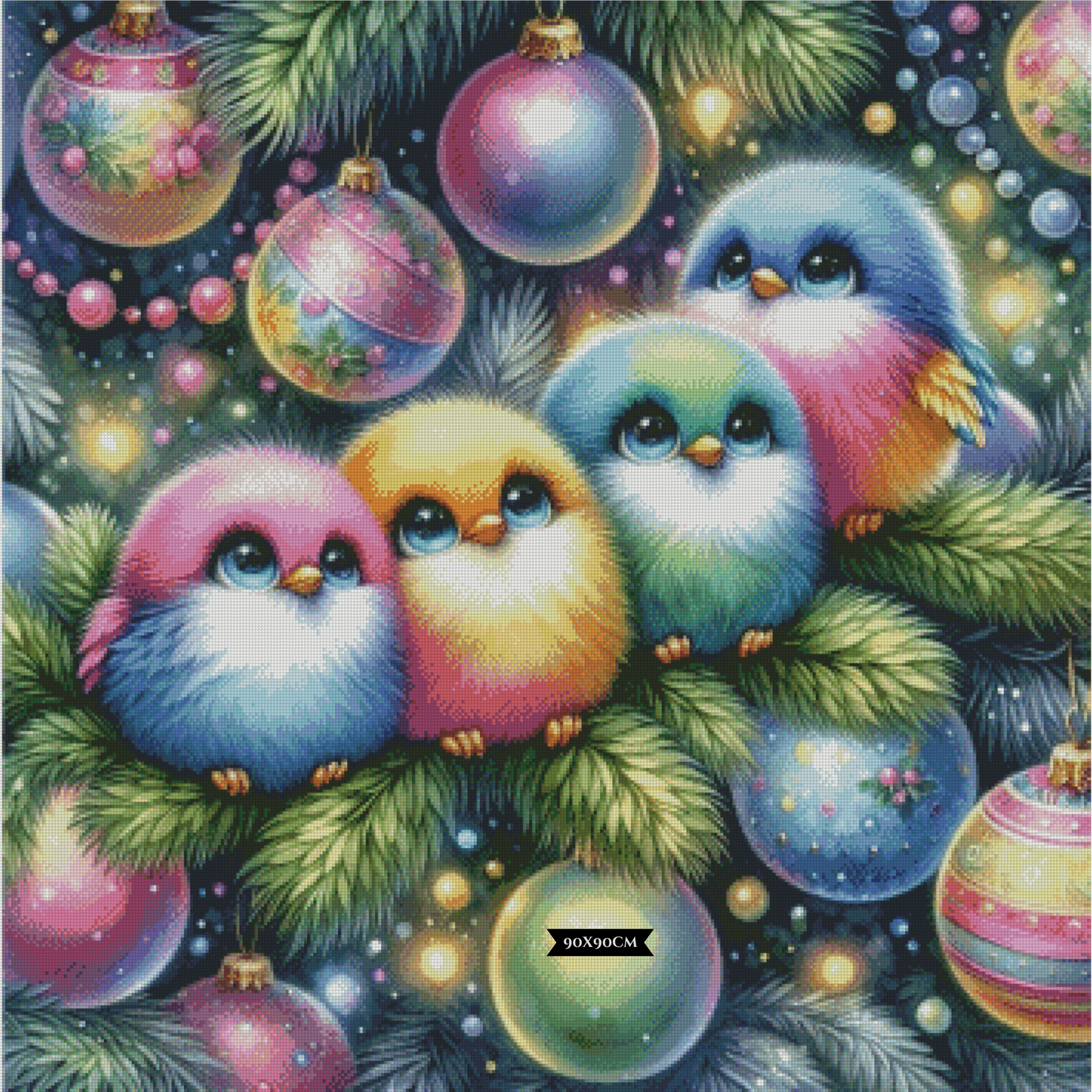 Diamond Painting Festive Flock ©finira_artis