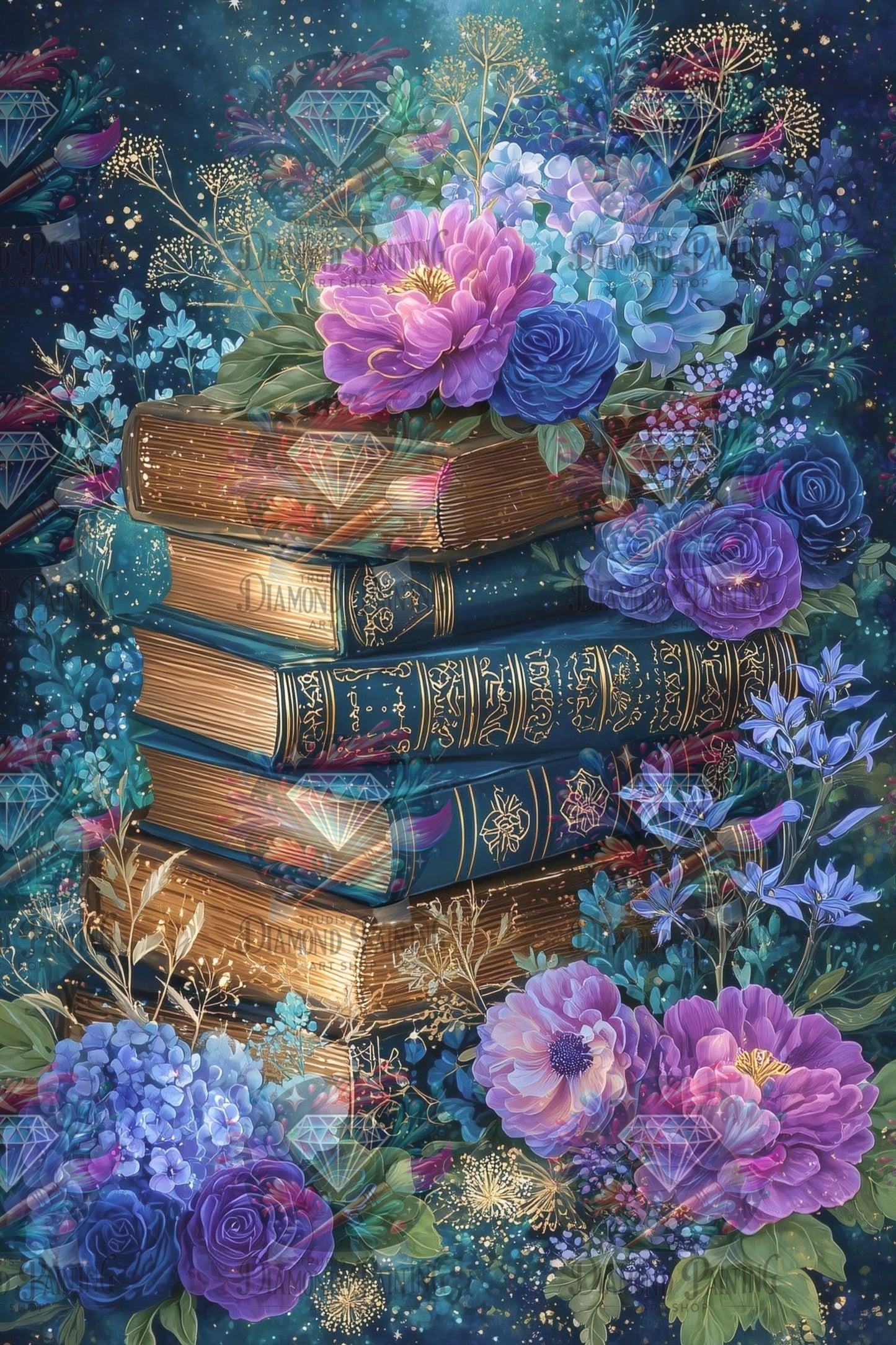 Diamond Painting Archiv der Schatten von Salzkatze.ai