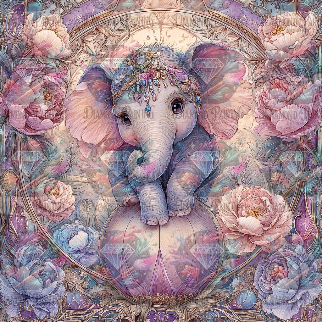 Diamond Painting Juwel der Zirkusblüte ©sandrietta_ai