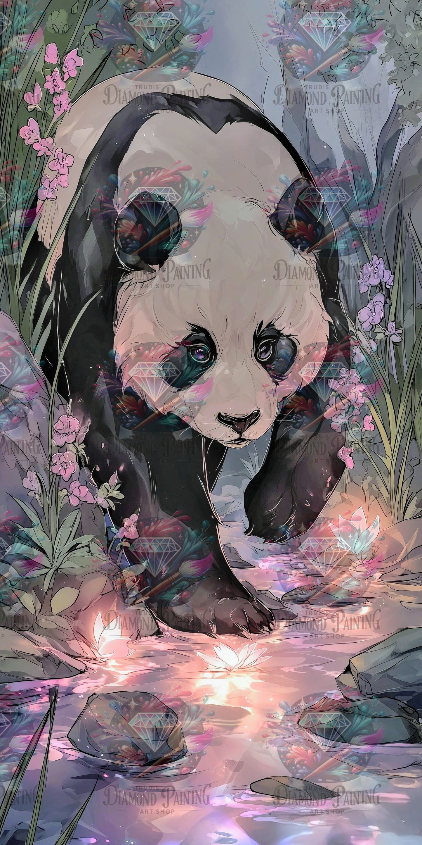 Diamond Painting Der Klang der Ruhe von Salzkatze.ai