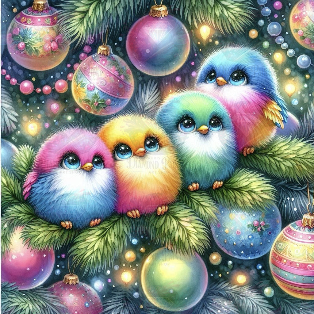 Diamond Painting Festive Flock ©finira_artis