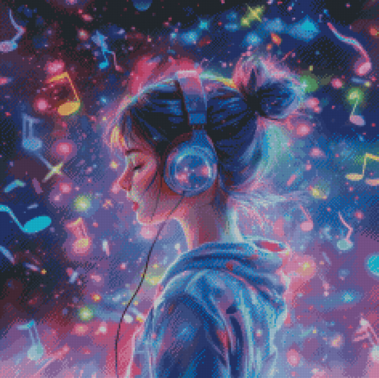 Diamond Painting Her Secret Symphony ©sandrietta_ai