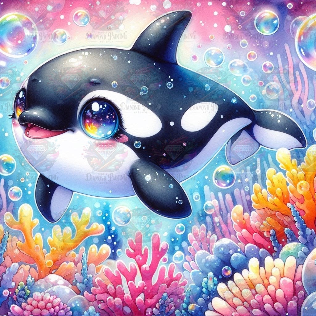 Diamond Painting Orca Dreams ©finira_artist