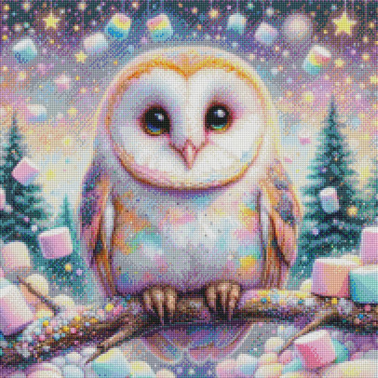 Full Fairy Dust Silver Diamond Painting Mallowmoon von MoozyJo.ai