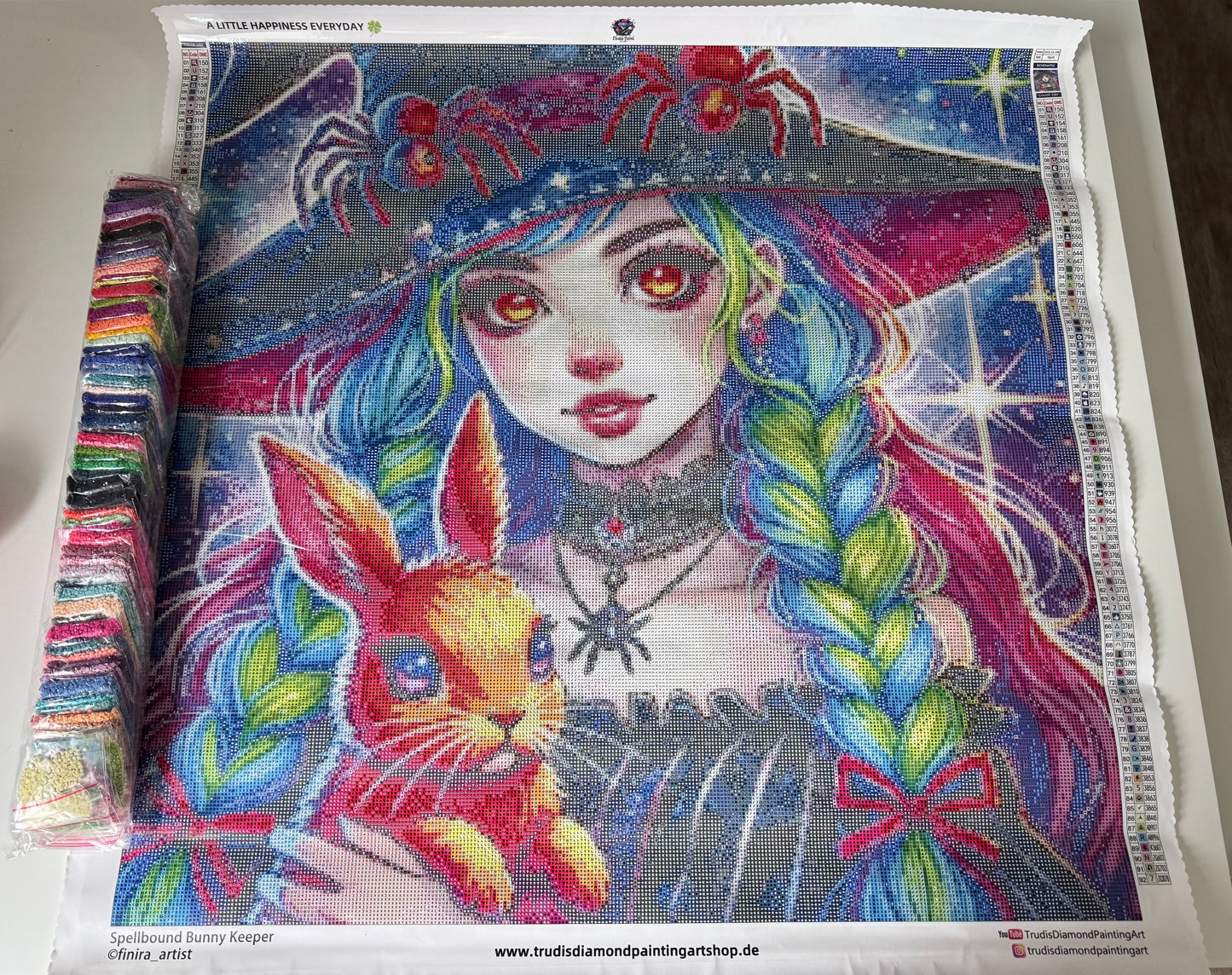 Diamond Painting Spellbound Bunny Keeper ©finira_artist