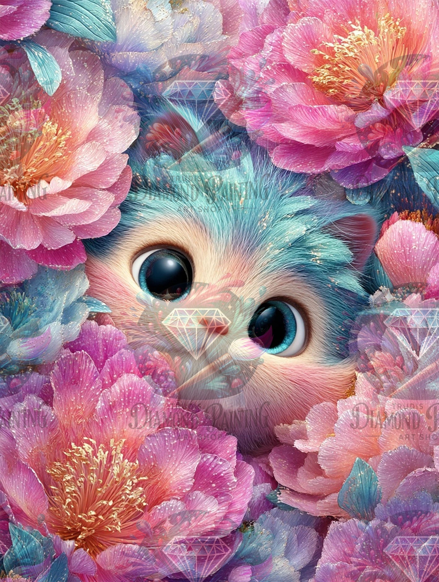 Diamond Painting Blütenwusel ©sandrietta_ai