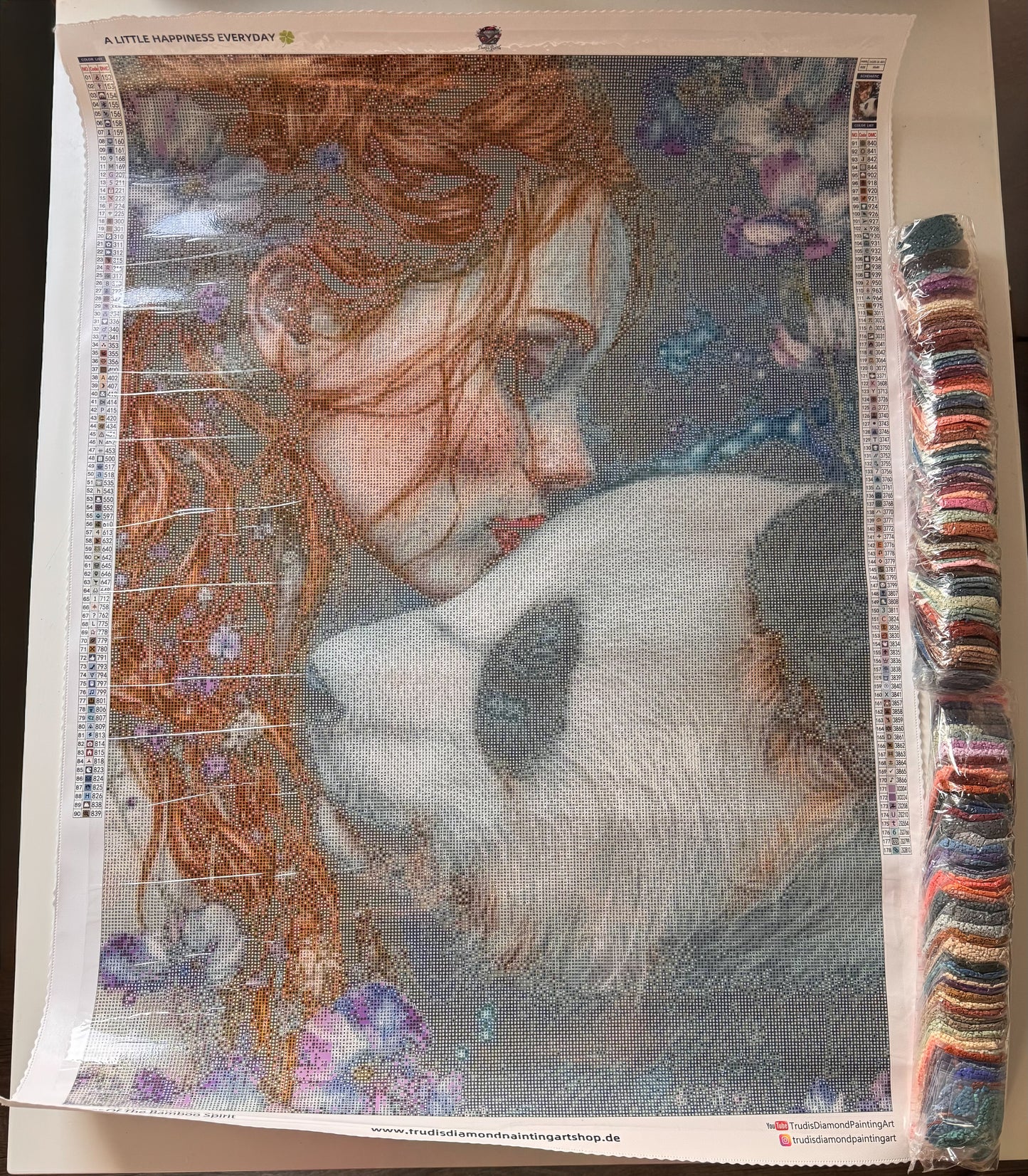 Diamond Painting Keeper Of The Bamboo Spirit von Salzkatze.ai 60x85cm mit 178 Farben (inkl. Sondersteine)