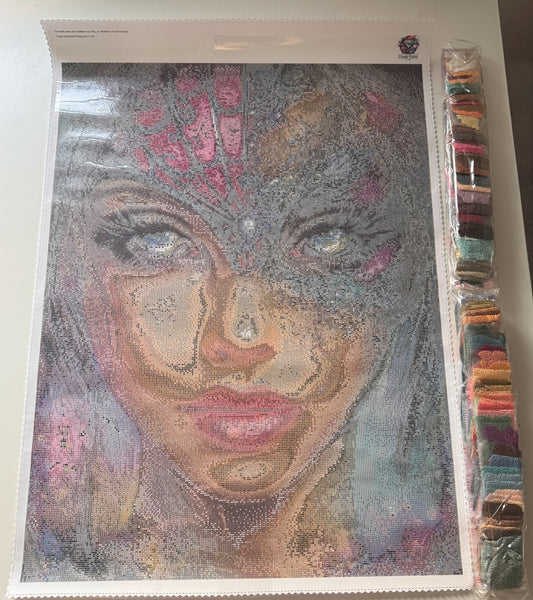 Diamond Painting Die Stille unter den Splittern ©Elly_A.I - 60x80cm mit 200 Farben (1x auf Lager)