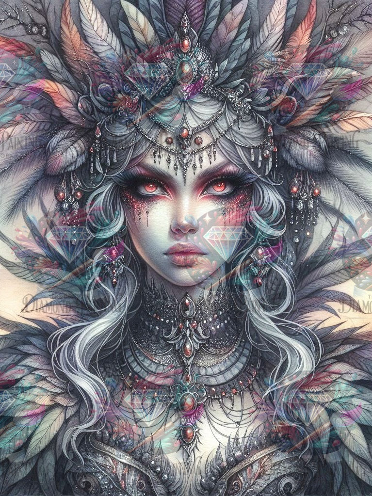 Diamond Painting Die Schwarze Krönung ©finira_artist