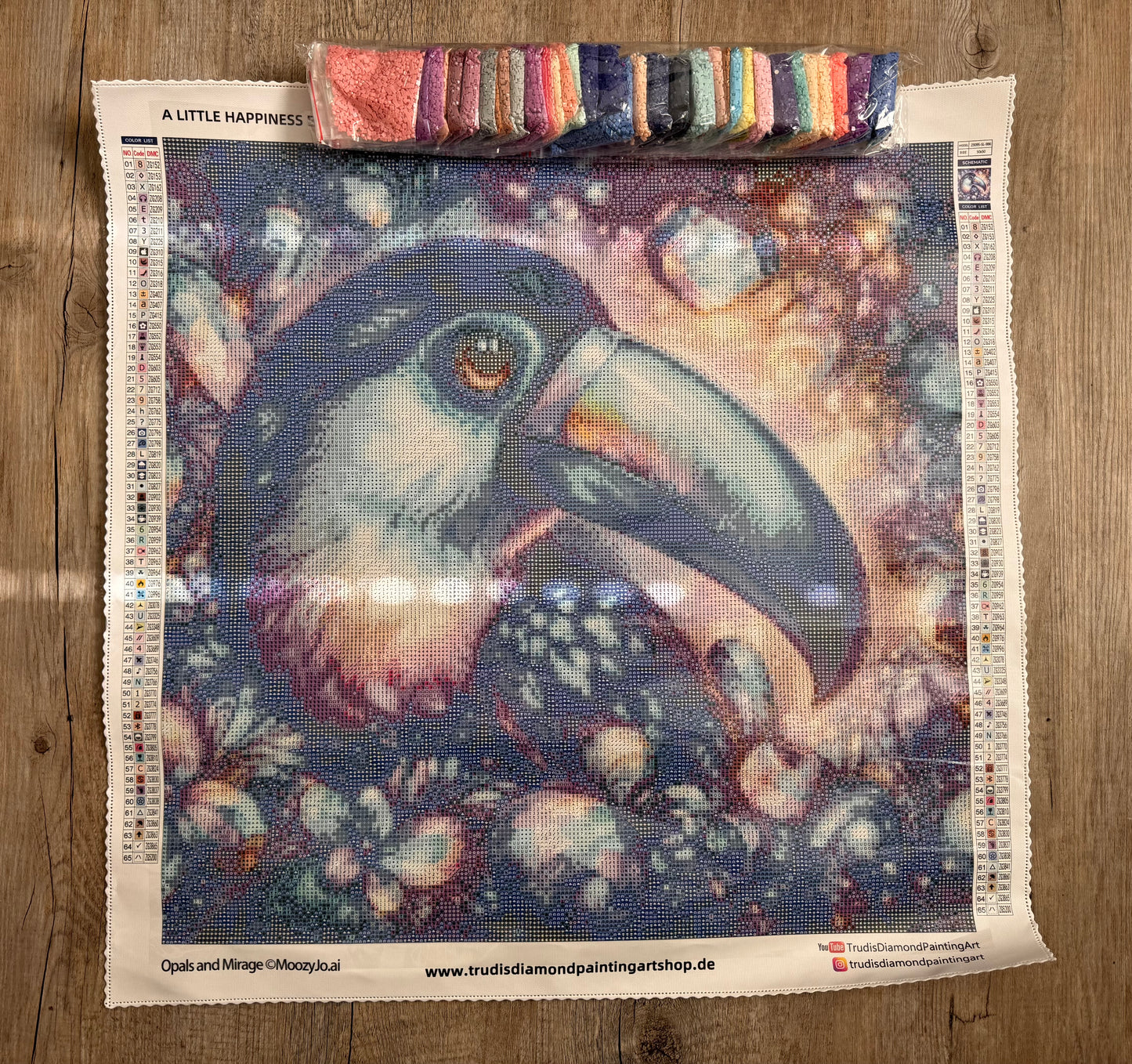 Diamond Painting Full Fairy Dust Opals and Mirage von MoozyJo.ai
