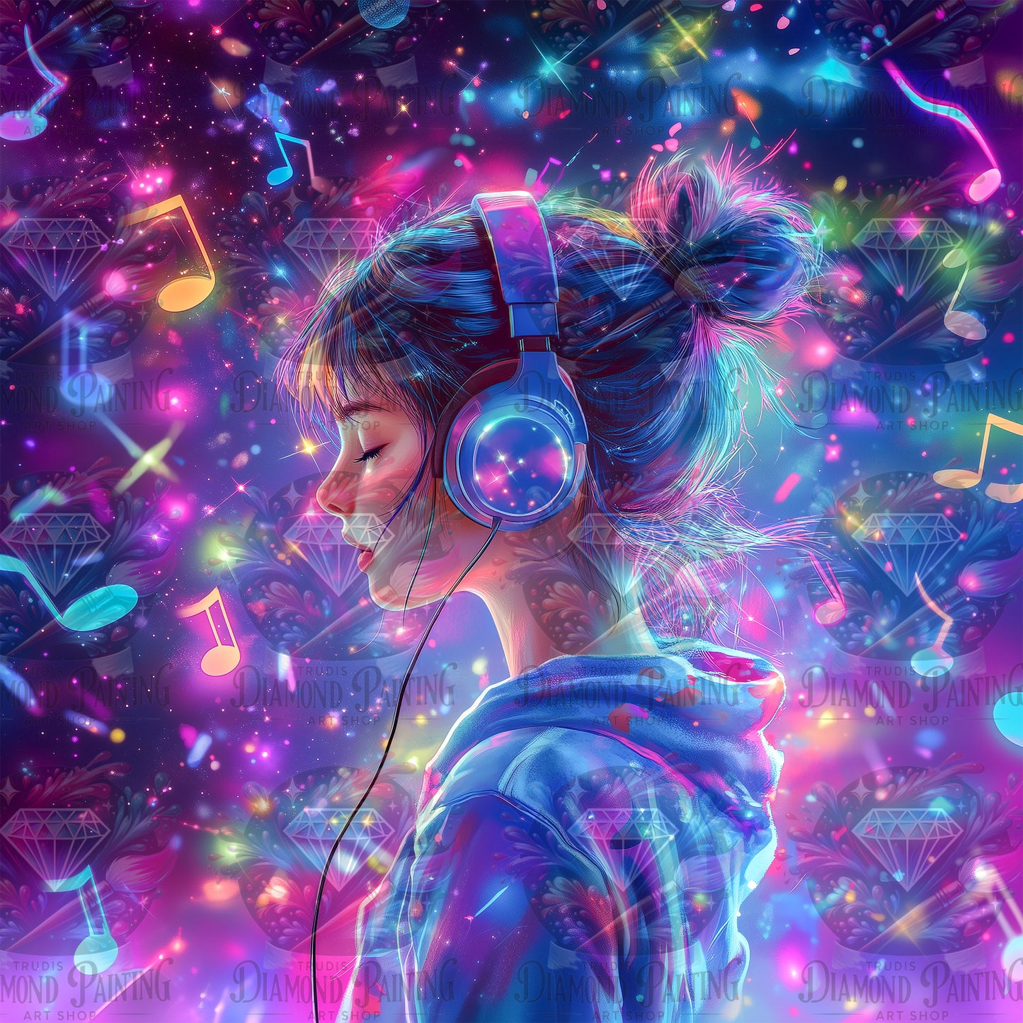 Diamond Painting Her Secret Symphony ©sandrietta_ai