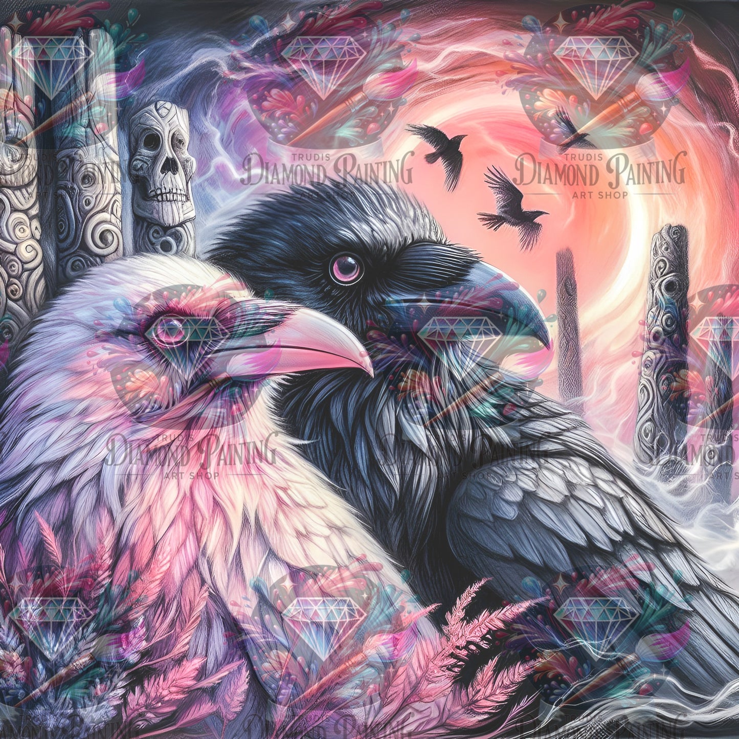 Diamond Painting Shade & Spectre von ©MoozyJo.ai