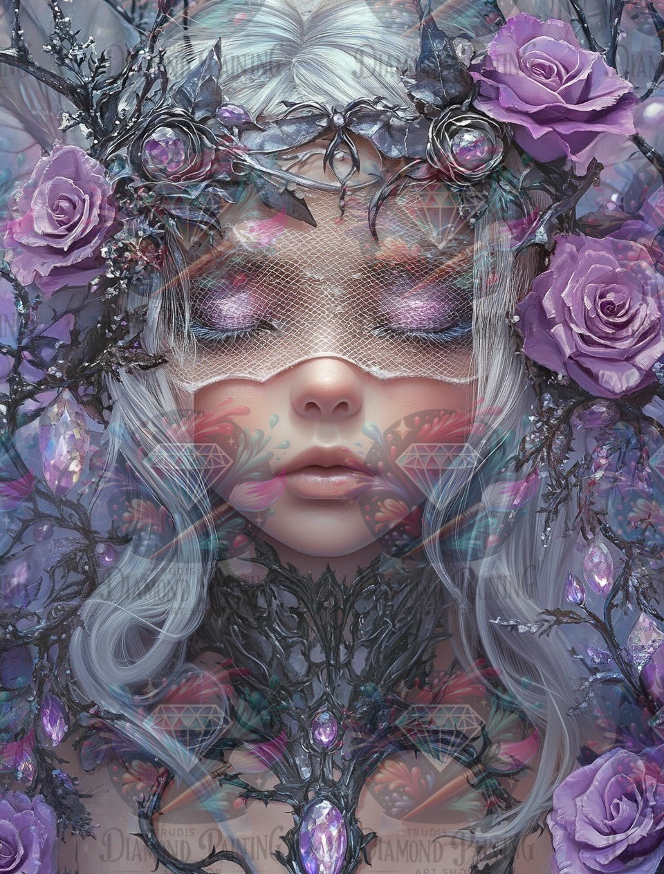 Diamond Painting Thorned Serenity ©traumpixxel